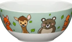 WMF Kindergeschirr-Set FOREST FRIENDS 6-teilig Porzellan/Edelstahl