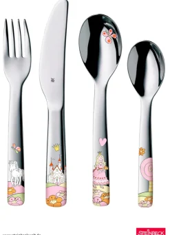 WMF Kindergeschirr-Set PRINZESSIN ANNELI 6-teilig Porzellan/Edelstahl