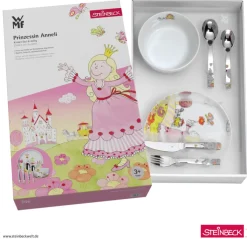 WMF Kindergeschirr-Set PRINZESSIN ANNELI 6-teilig Porzellan/Edelstahl