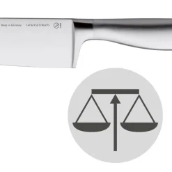 WMF Messer-Set GRAND GOURMET 3-teilig Edelstahl silberfarbig