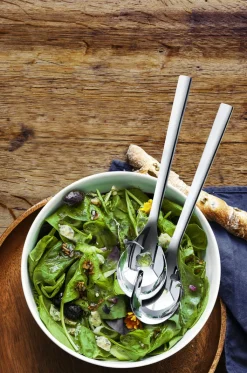 WMF Salat-Set NOUVA 3-teilig Porzellan / Edelstahl