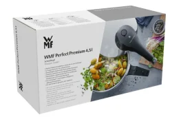 WMF Schnellkochtopf PERFECT PREMIUM 4500 ml Edelstahl silberfarbig