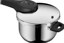 WMF Schnellkochtopf PERFECT PREMIUM 4500 ml Edelstahl silberfarbig