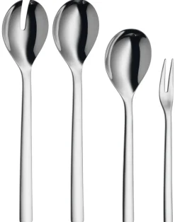 WMF Servier-Set NUOVA 4-teilig Edelstahl silberfarbig