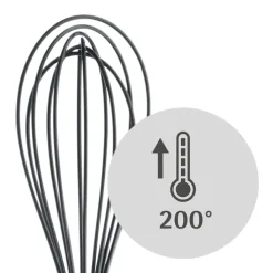 WMF Silikon-Schneebesen PROFI PLUS 25 cm schwarz/ silberfarbig