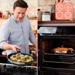 WMF Topfset JO COOK SMART Edelstahl 5-teilig Silberfarbig/Schwarz