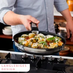 WMF Topfset JO COOK SMART Edelstahl 5-teilig Silberfarbig/Schwarz