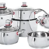 WMF Topfset QUALITY ONE 6-teilig Edelstahl silberfarbig