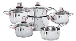 WMF Topfset QUALITY ONE 6-teilig Edelstahl silberfarbig