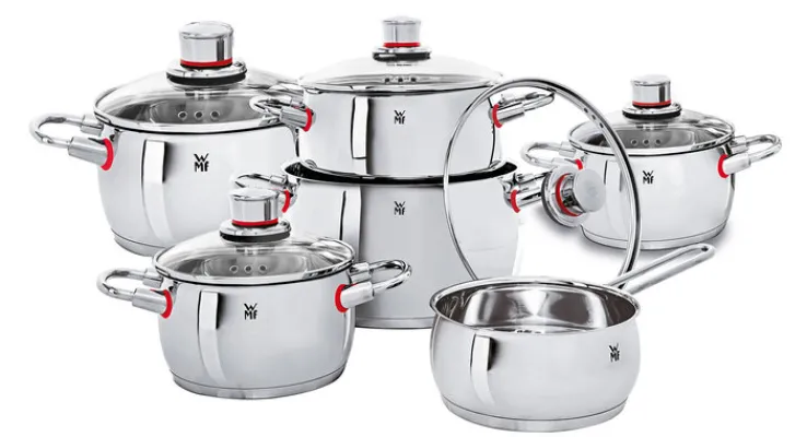 WMF Topfset QUALITY ONE 6-teilig Edelstahl silberfarbig