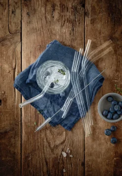 WMF Trinkhalm Set BARIC I 7-teilig Glas