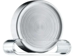 WMF Untersetzer LOFT BAR 6er Set rund 9,5 cm silberfarbig