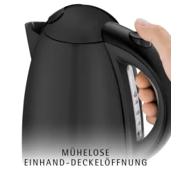 WMF Wasserkocher STELIO BLACK Metall 1.7 L Deep Black