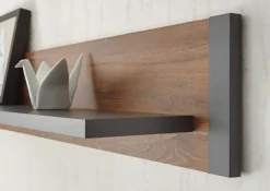 Wohnkombi I DETROIT 4-teilig 360 x 170 cm braun/anthrazit