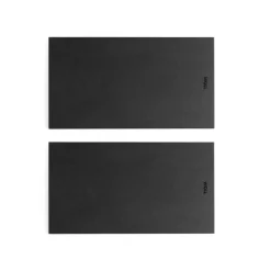 WOLL Schneidebrett-Set CUT & SERVE 2er Set Papierverbundstoff schwarz