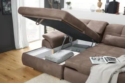 YoungLife by systempolster YoungLife Ecksofa CAPRI IV SF-L nougatbraun