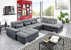 YoungLife by systempolster YoungLife Wohnlandschaft RAGUSA anthrazit