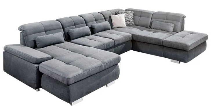 YoungLife by systempolster YoungLife Wohnlandschaft RAGUSA III-SF anthrazit