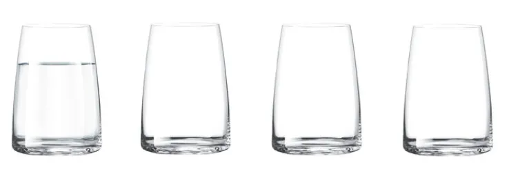 ZWIESEL GLAS Trinkglas VIVID SENSES 4er Set - je 500 ml